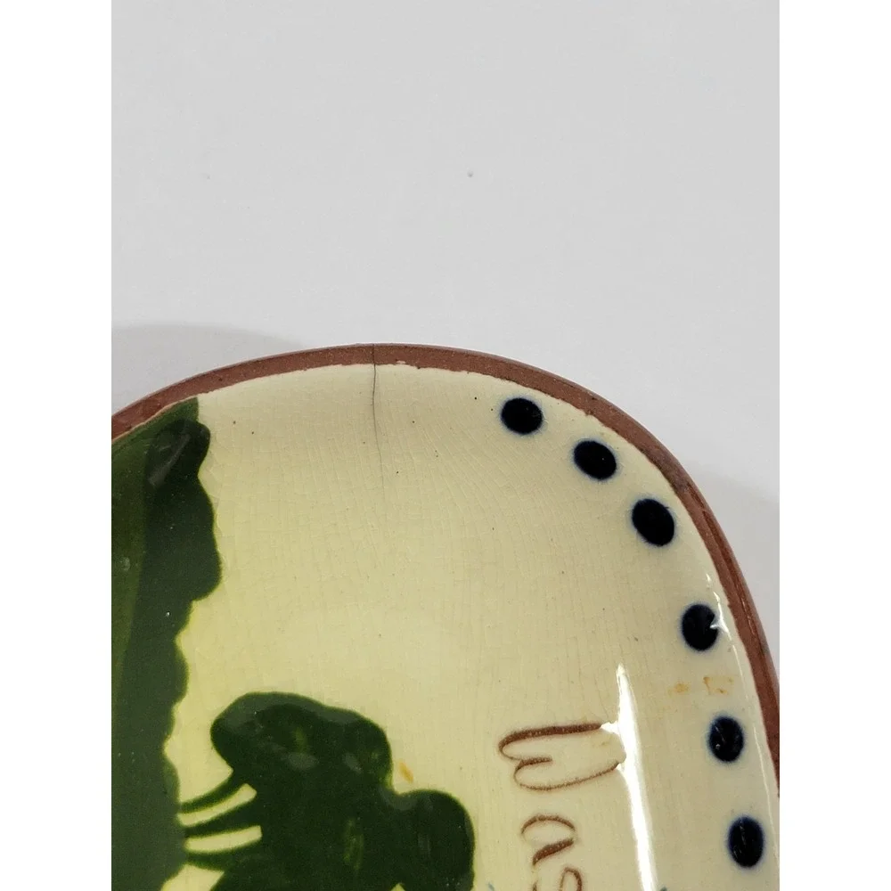 Watcombe Pottery Set Teapot Candle Holder Tray Motto Ware Torquay England